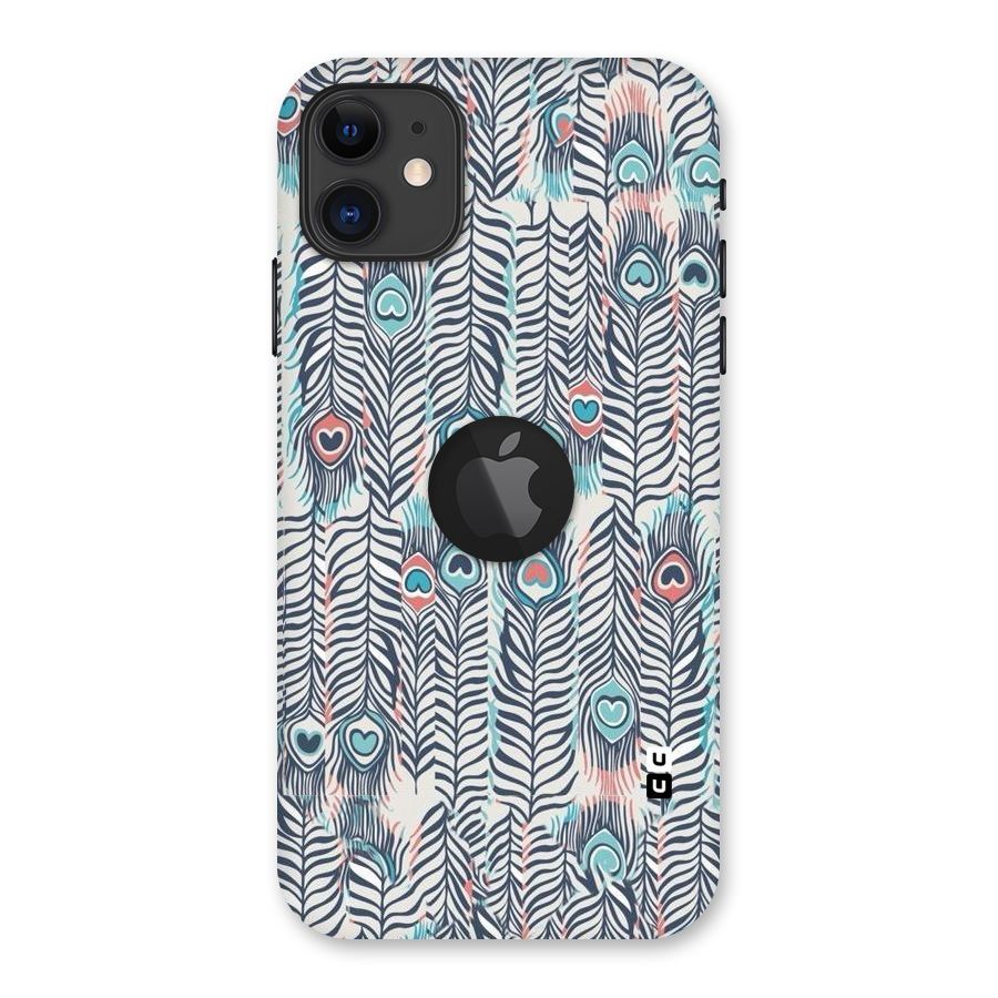 Feather Art Back Case for iPhone 11 Logo Cut
