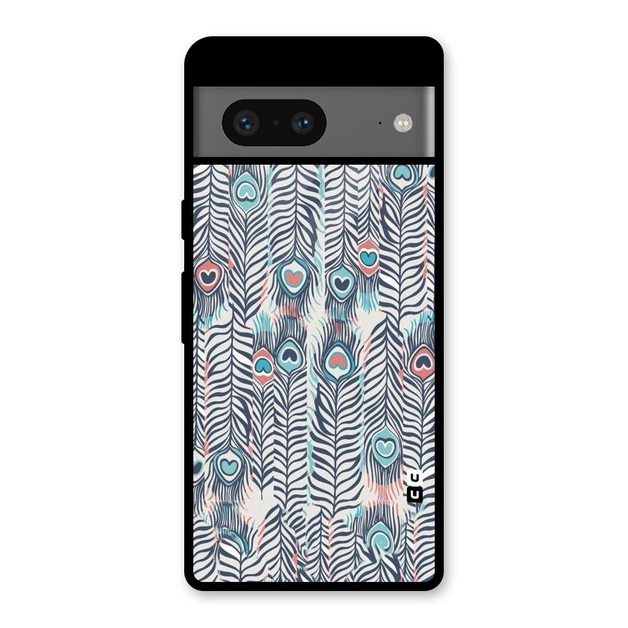 Feather Art Glass Back Case for Google Pixel 7