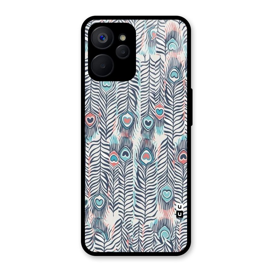 Feather Art Glass Back Case for Realme 9i 5G