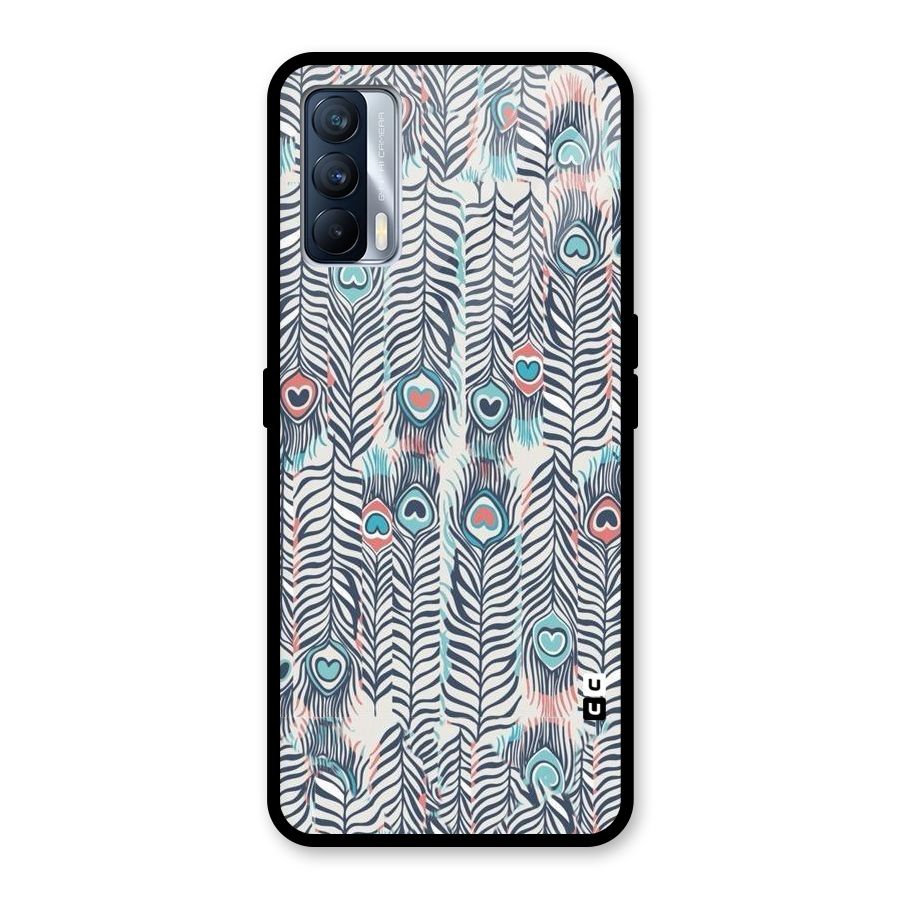 Feather Art Glass Back Case for Realme X7