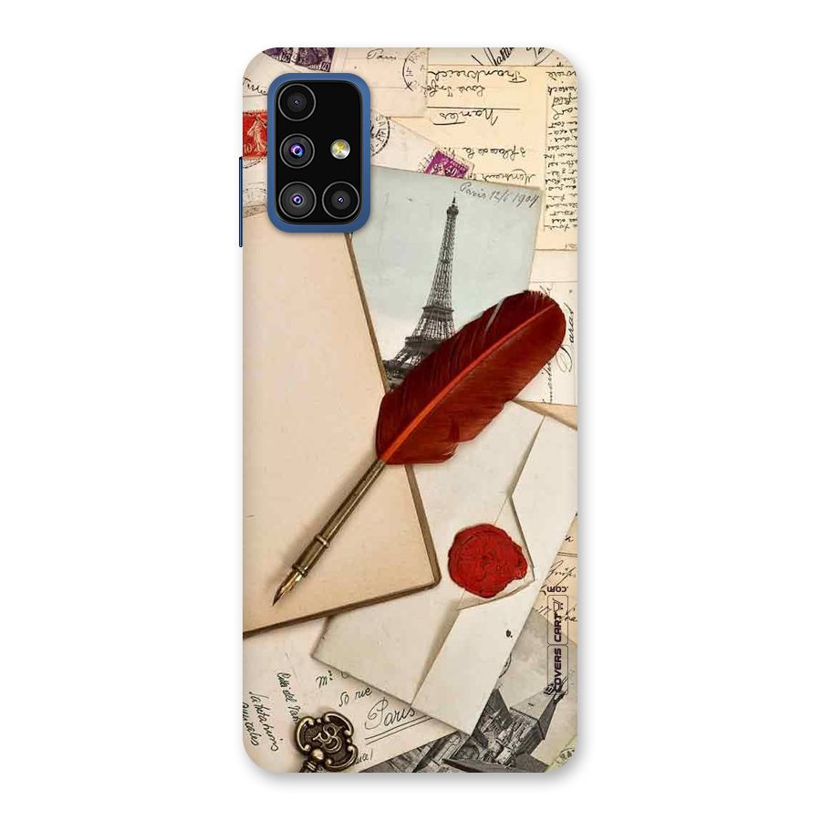 Feather Beauty Back Case for Galaxy M51