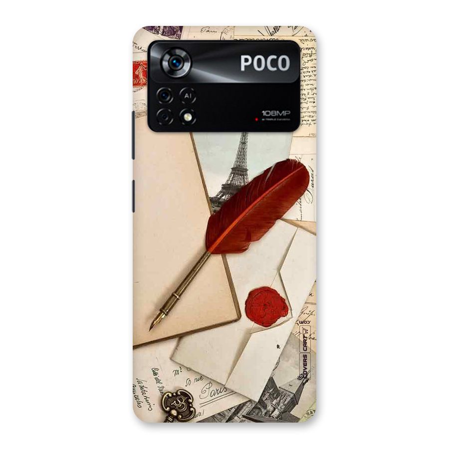 Feather Beauty Back Case for Poco X4 Pro 5G