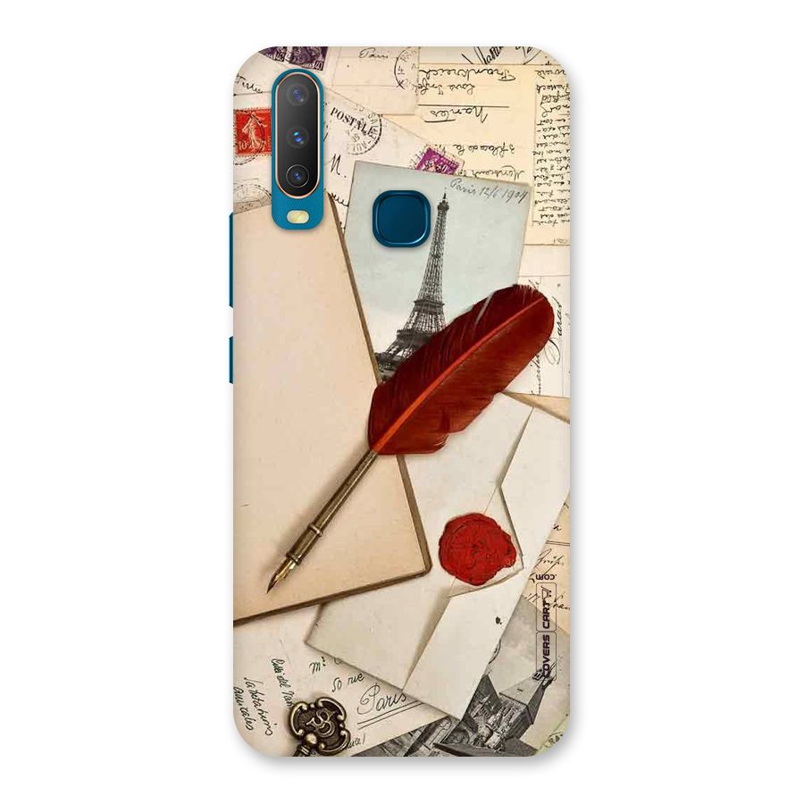 Feather Beauty Back Case for Vivo U10