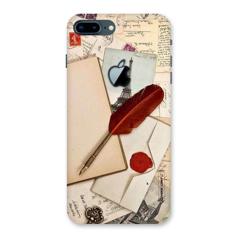 Feather Beauty Back Case for iPhone 7 Plus Apple Cut