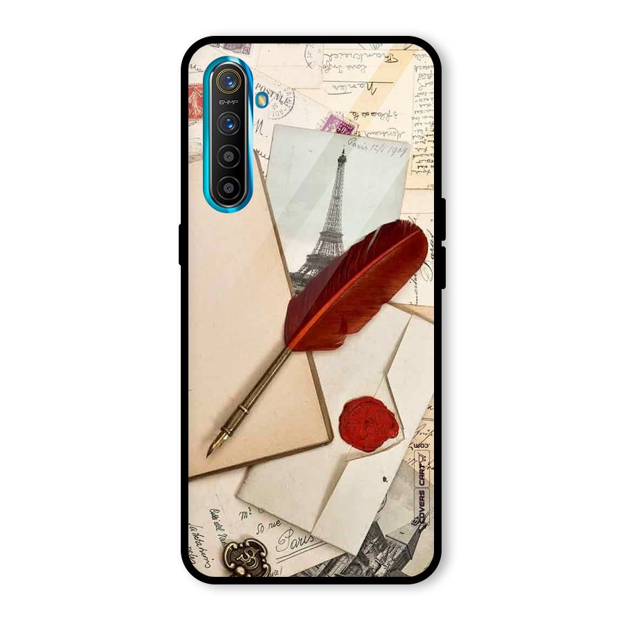 Feather Beauty Glass Back Case for Realme X2