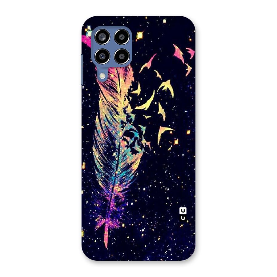 Feather Bird Fly Back Case for Galaxy M53 5G