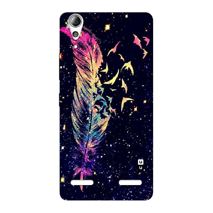 Feather Bird Fly Back Case for Lenovo A6000