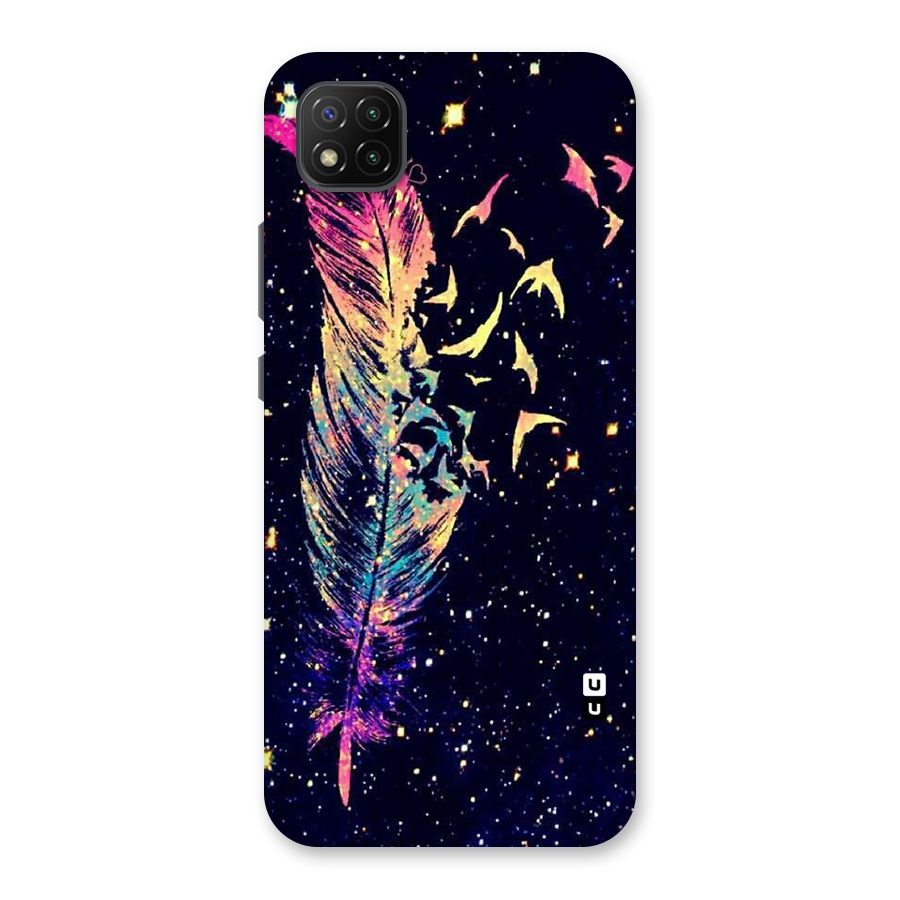 Feather Bird Fly Back Case for Poco C3