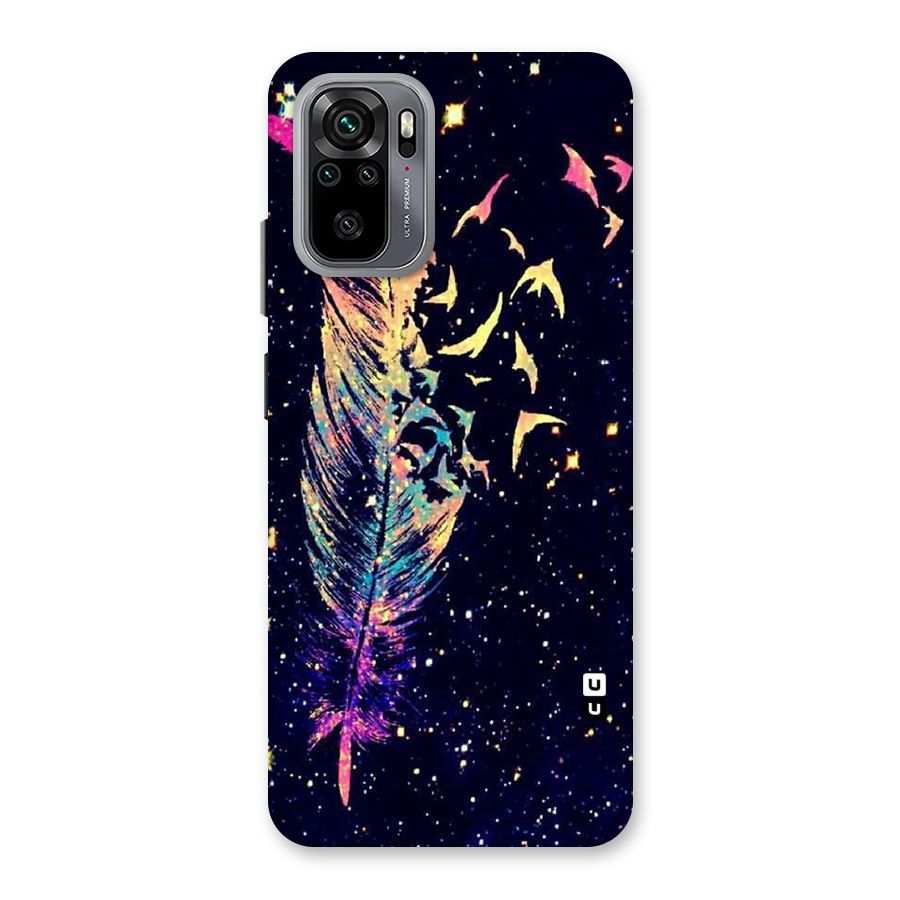 Feather Bird Fly Back Case for Redmi Note 10