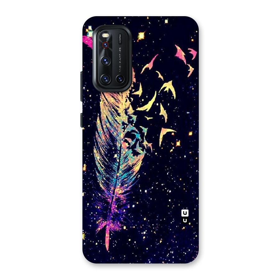 Feather Bird Fly Back Case for Vivo V19