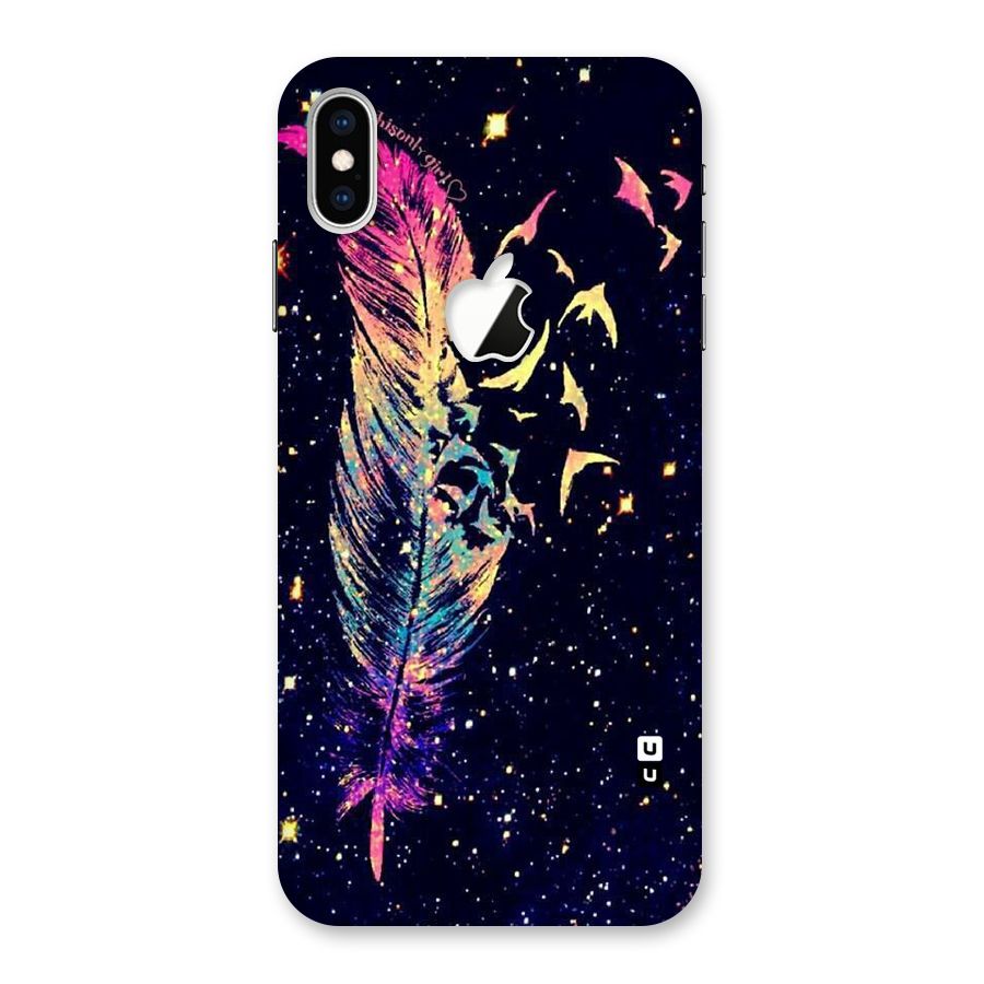 Feather Bird Fly Back Case for iPhone XS Max Apple Cut