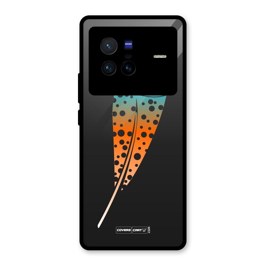 Feather Glass Back Case for Vivo X80