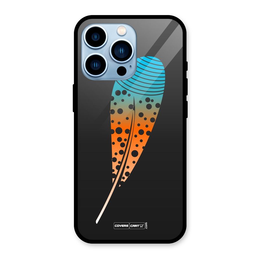 Feather Glass Back Case for iPhone 13 Pro