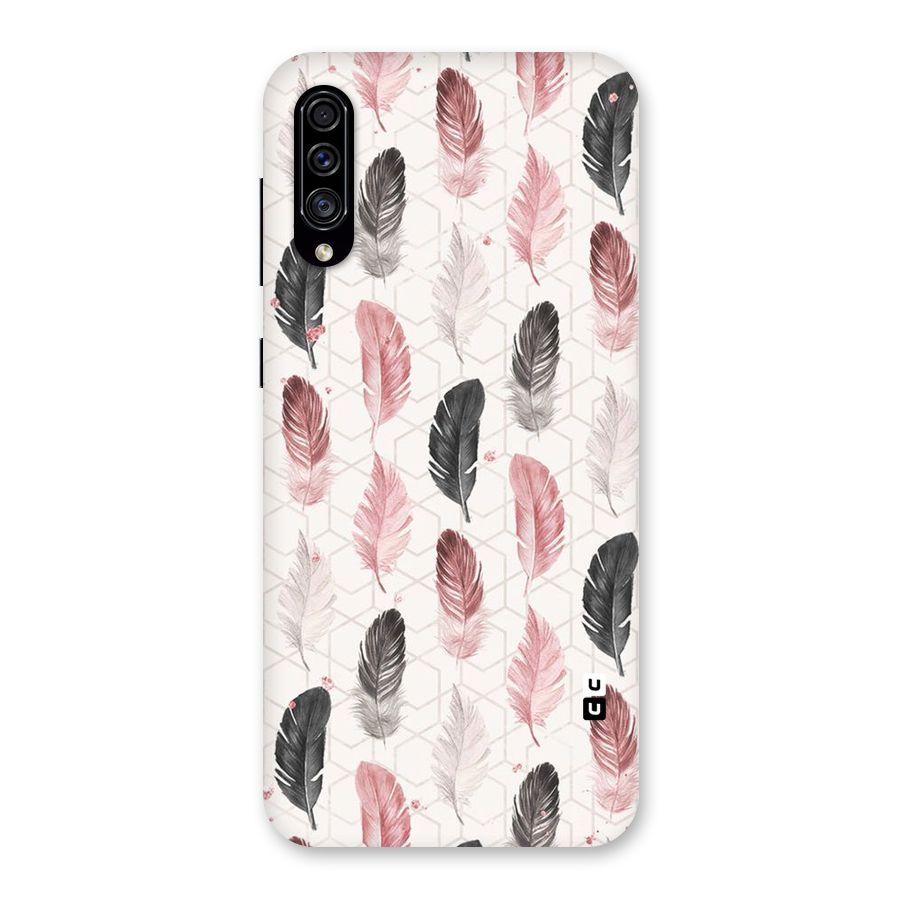 Feather Line Pattern Back Case for Galaxy A30s