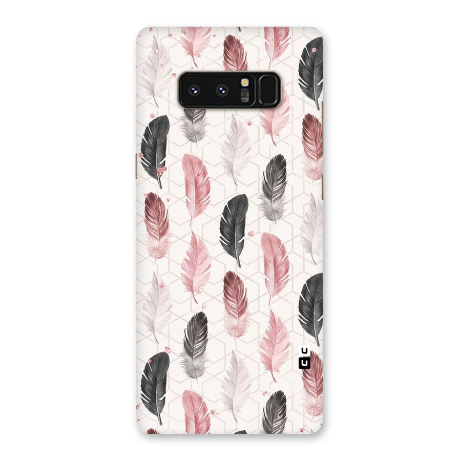 Feather Line Pattern Back Case for Galaxy Note 8