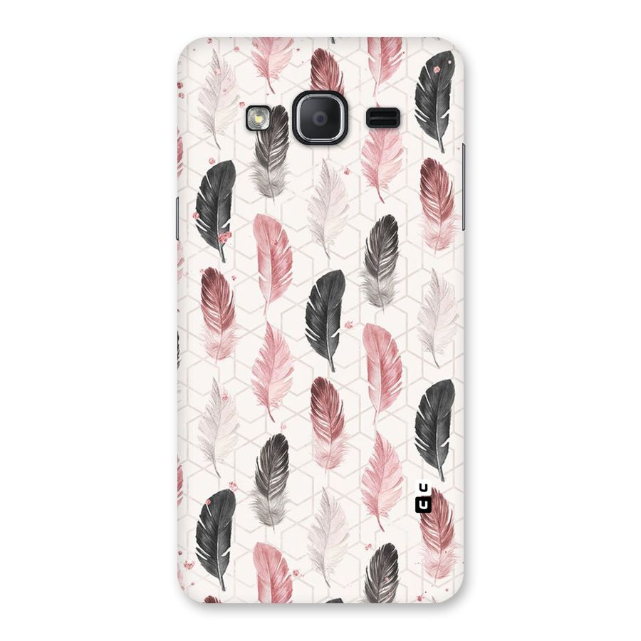 Feather Line Pattern Back Case for Galaxy On7 2015