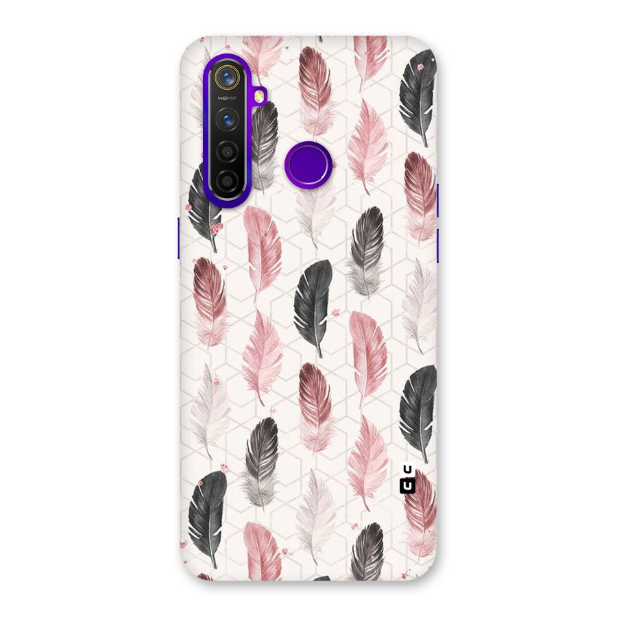 Feather Line Pattern Back Case for Realme 5 Pro