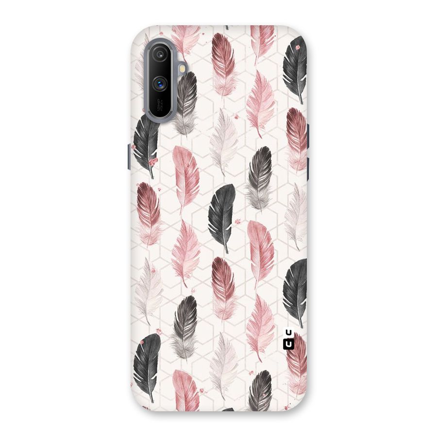 Feather Line Pattern Back Case for Realme C3