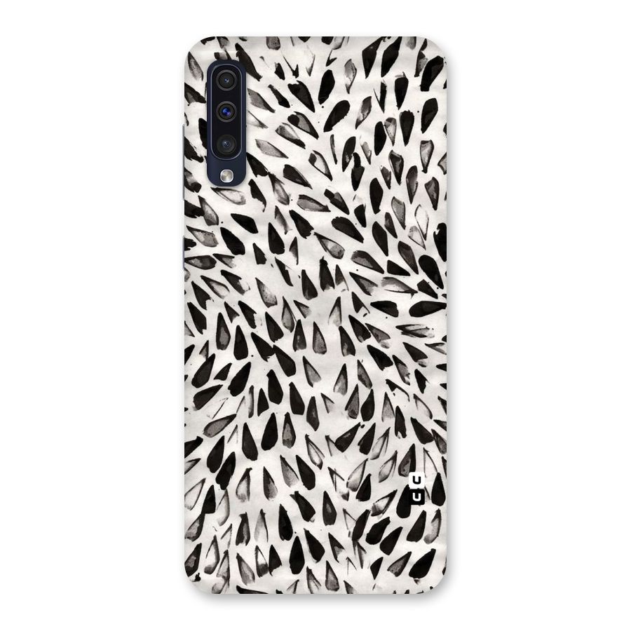 Feather Pattern Colorless Back Case for Galaxy A50s