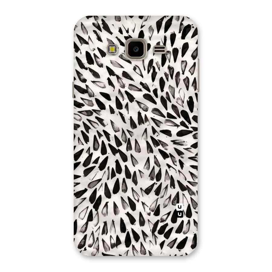 Feather Pattern Colorless Back Case for Galaxy J7 Nxt