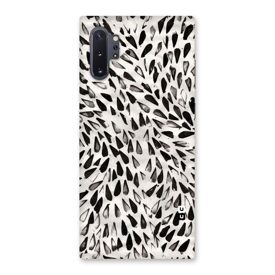 Feather Pattern Colorless Back Case for Galaxy Note 10 Plus