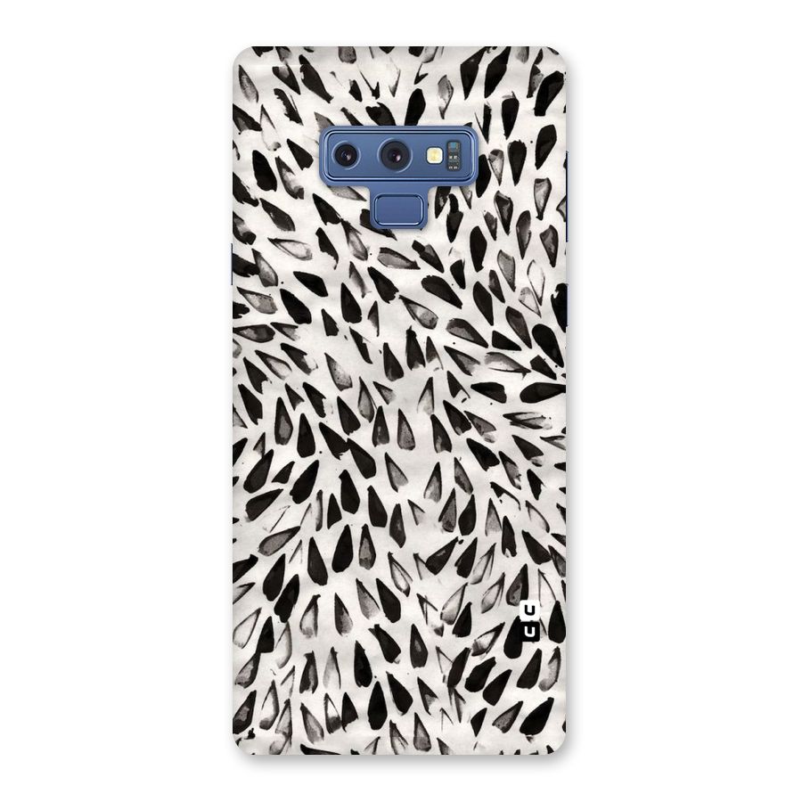 Feather Pattern Colorless Back Case for Galaxy Note 9