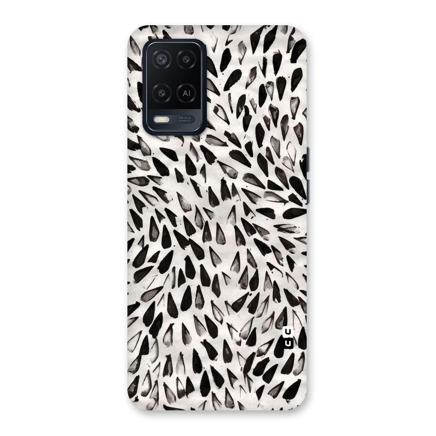 Feather Pattern Colorless Back Case for Oppo A54