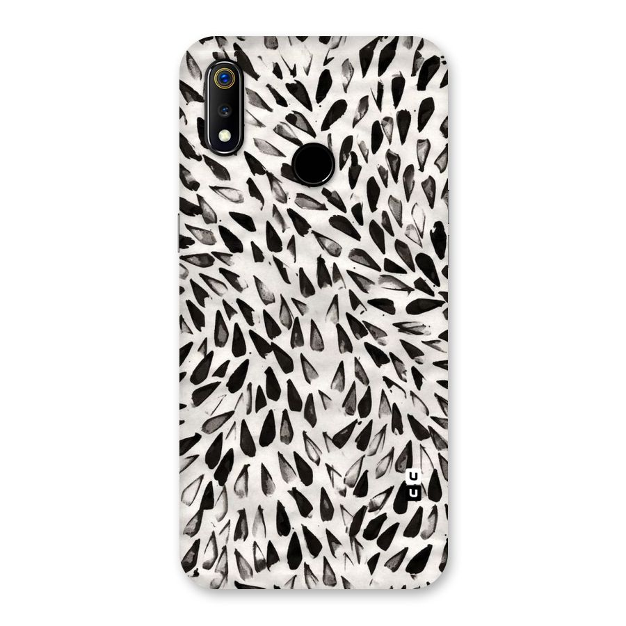 Feather Pattern Colorless Back Case for Realme 3