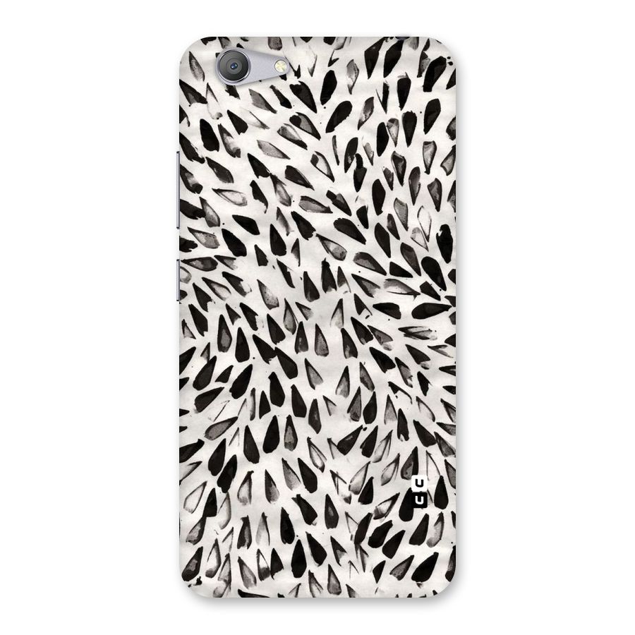Feather Pattern Colorless Back Case for Vivo Y53
