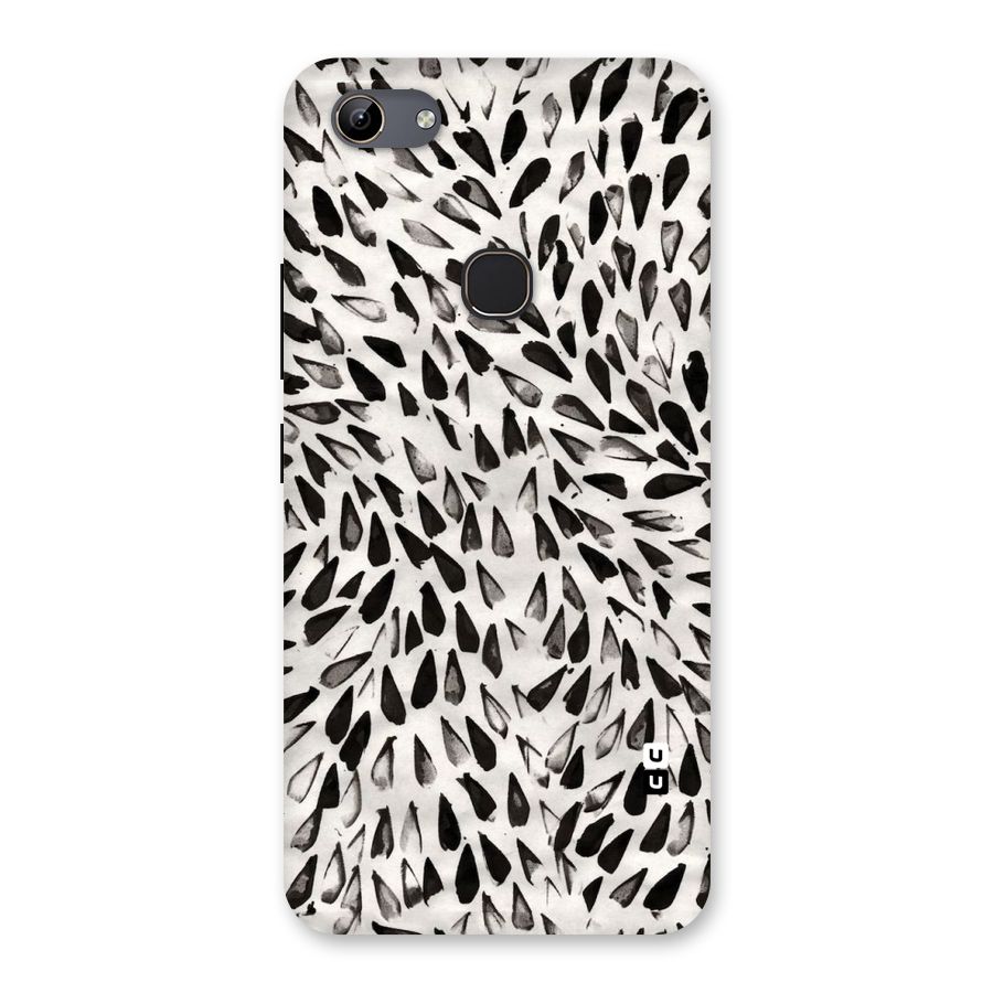 Feather Pattern Colorless Back Case for Vivo Y81