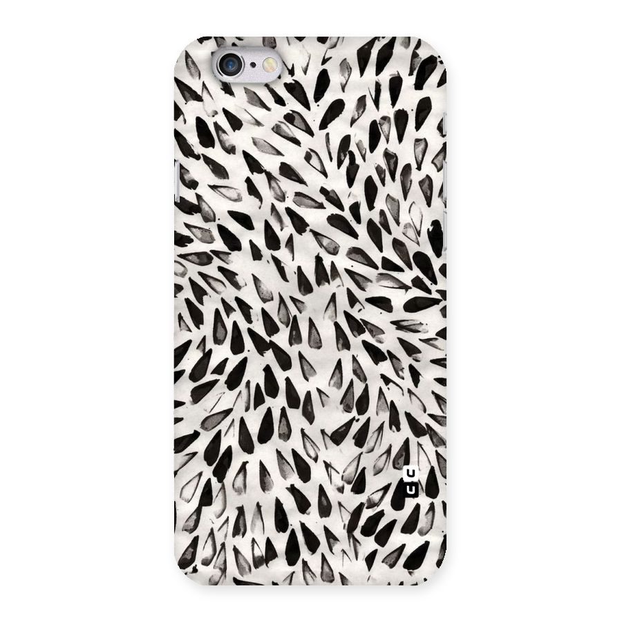 Feather Pattern Colorless Back Case for iPhone 6 6S