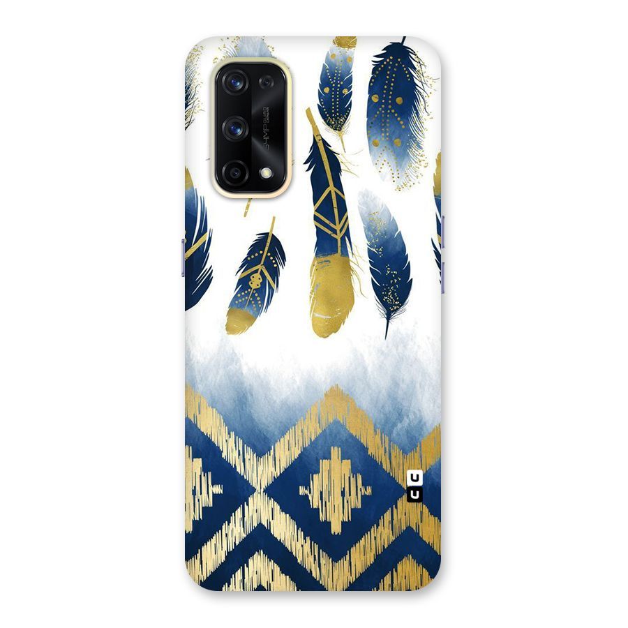 Feathers Beauty Glass Back Case for Realme X7 Pro