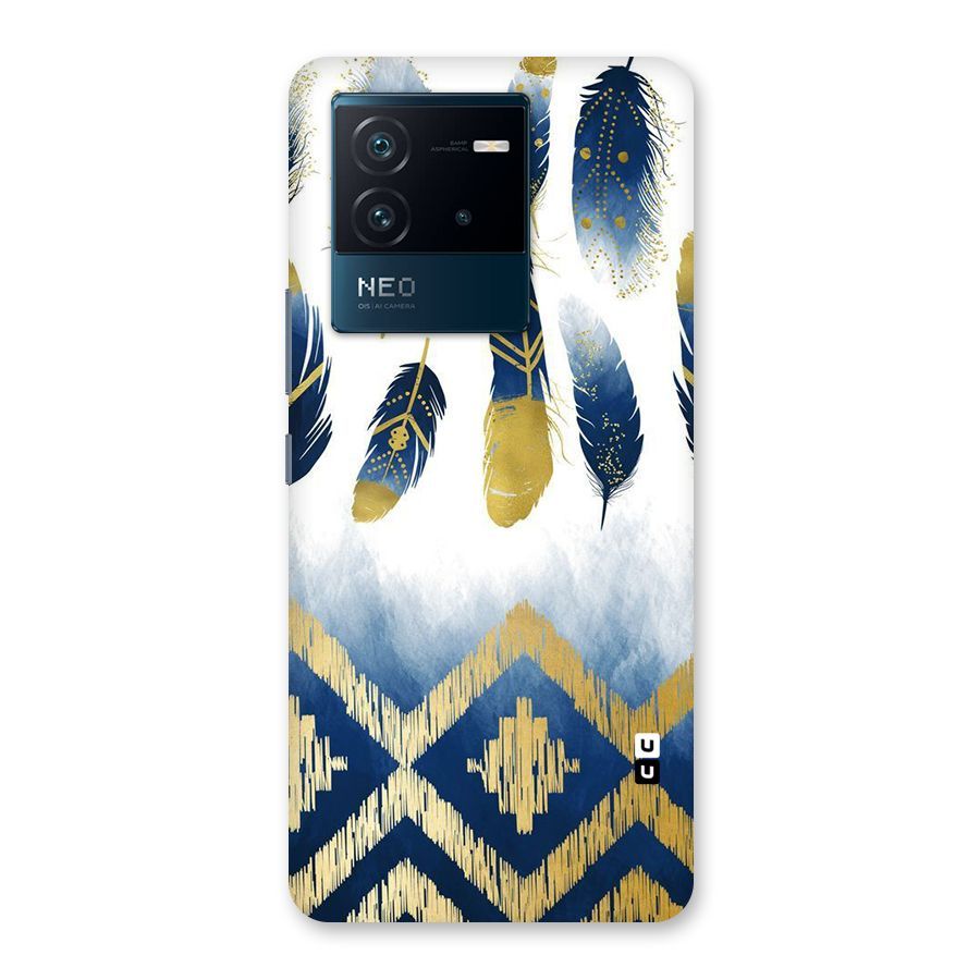 Feathers Beauty Back Case for Vivo iQOO Neo 6 5G