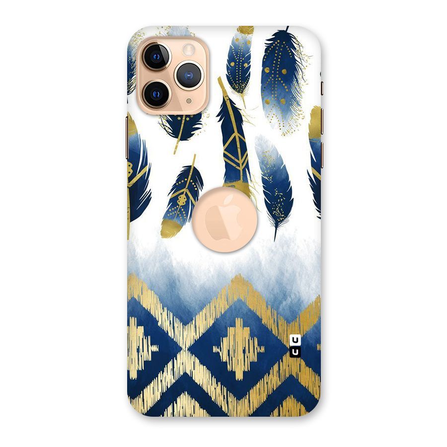 Feathers Beauty Back Case for iPhone 11 Pro Max Logo Cut
