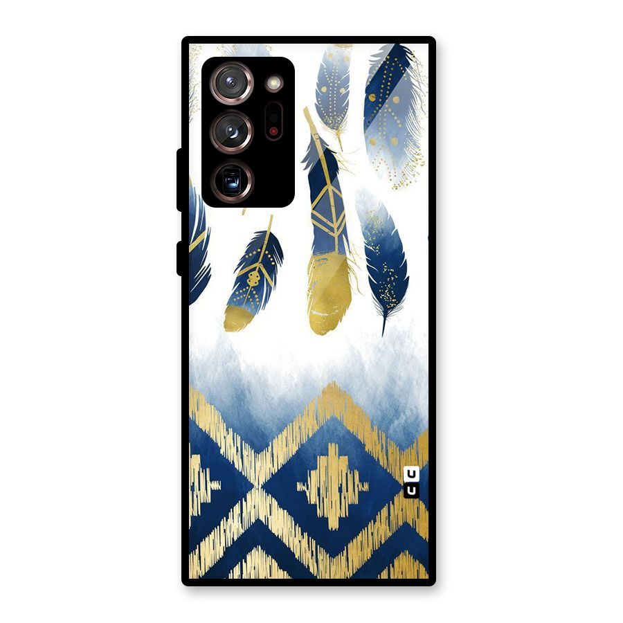 Feathers Beauty Glass Back Case for Galaxy Note 20 Ultra 5G