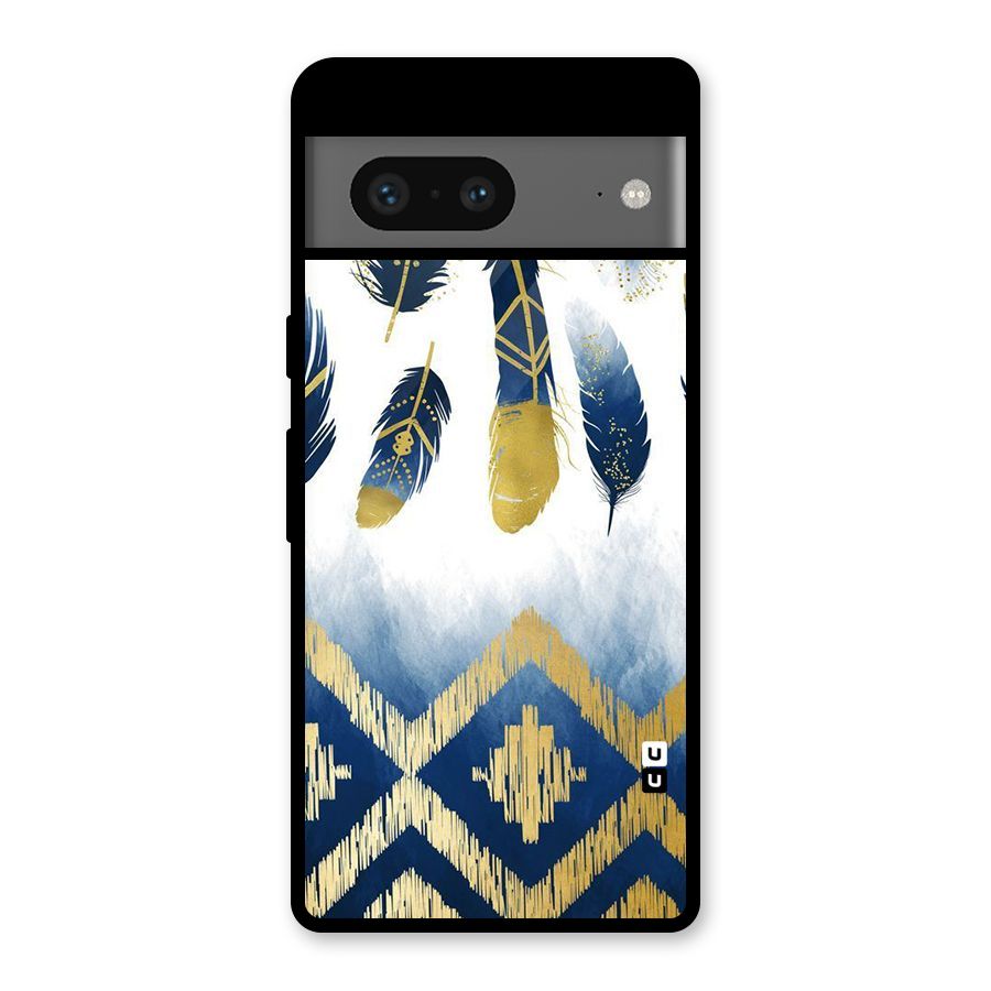Feathers Beauty Glass Back Case for Google Pixel 7