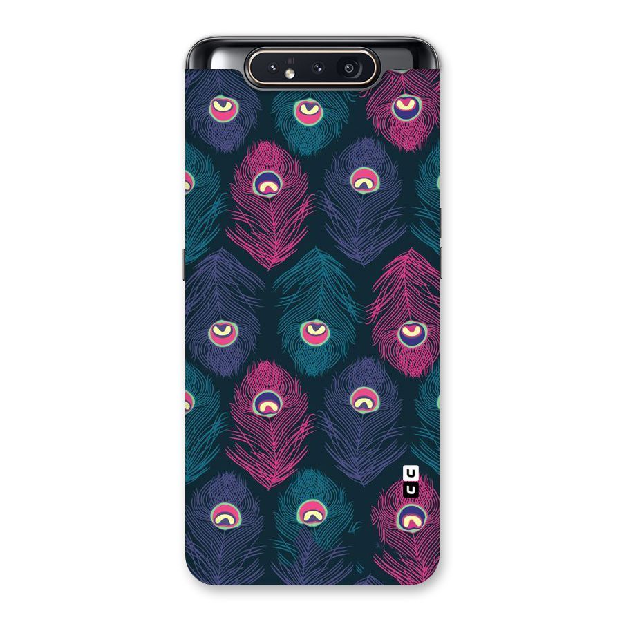 Feathers Patterns Back Case for Galaxy A80