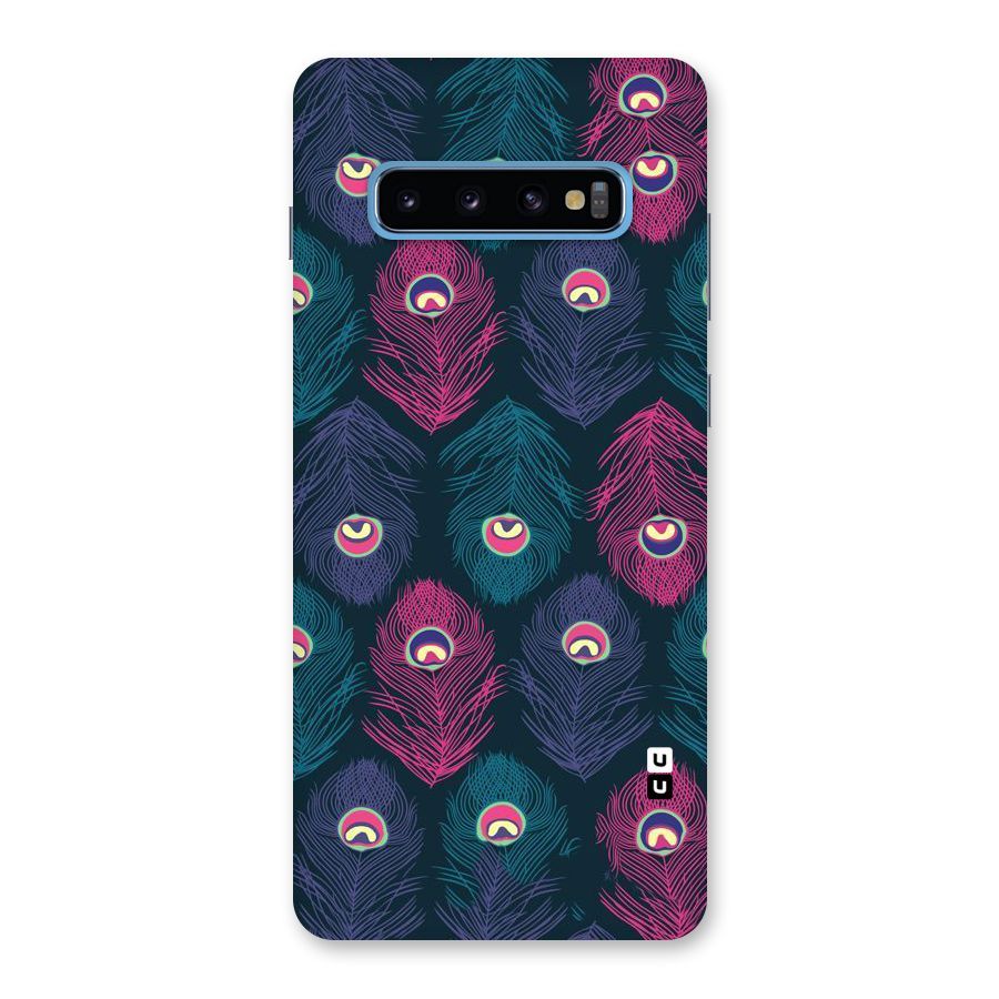 Feathers Patterns Back Case for Galaxy S10 Plus