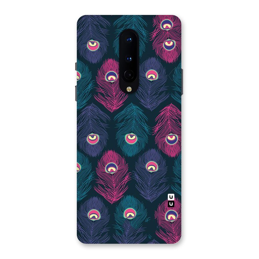 Feathers Patterns Back Case for OnePlus 8