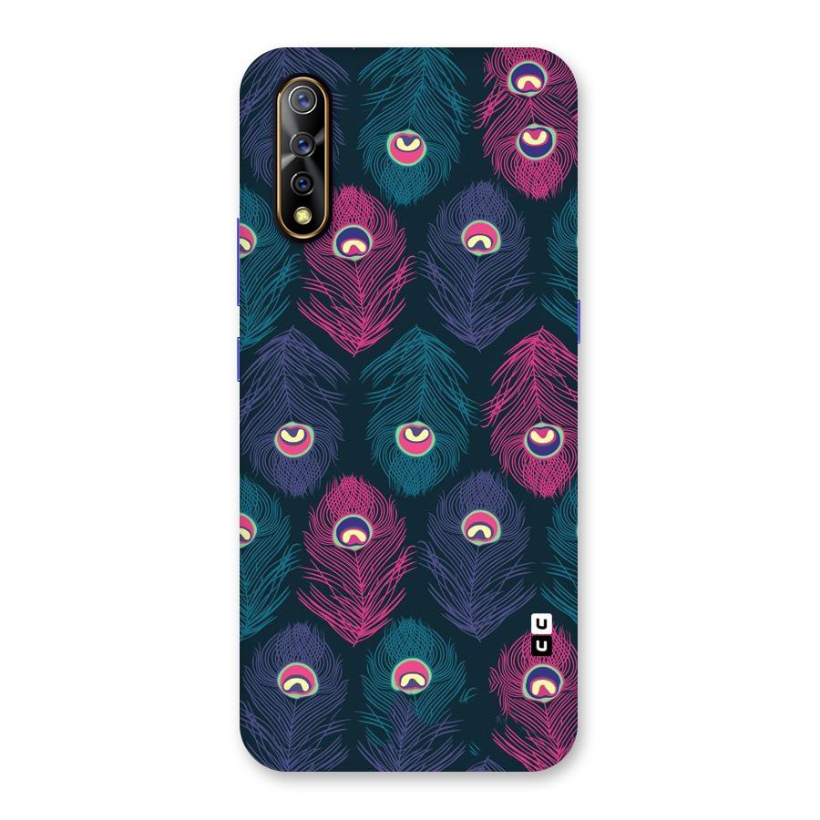 Feathers Patterns Back Case for Vivo S1