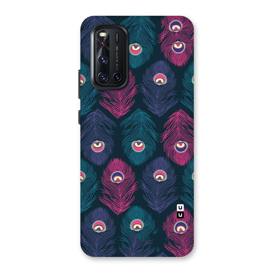 Feathers Patterns Back Case for Vivo V19