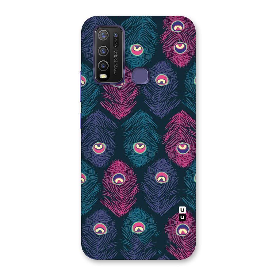 Feathers Patterns Back Case for Vivo Y30