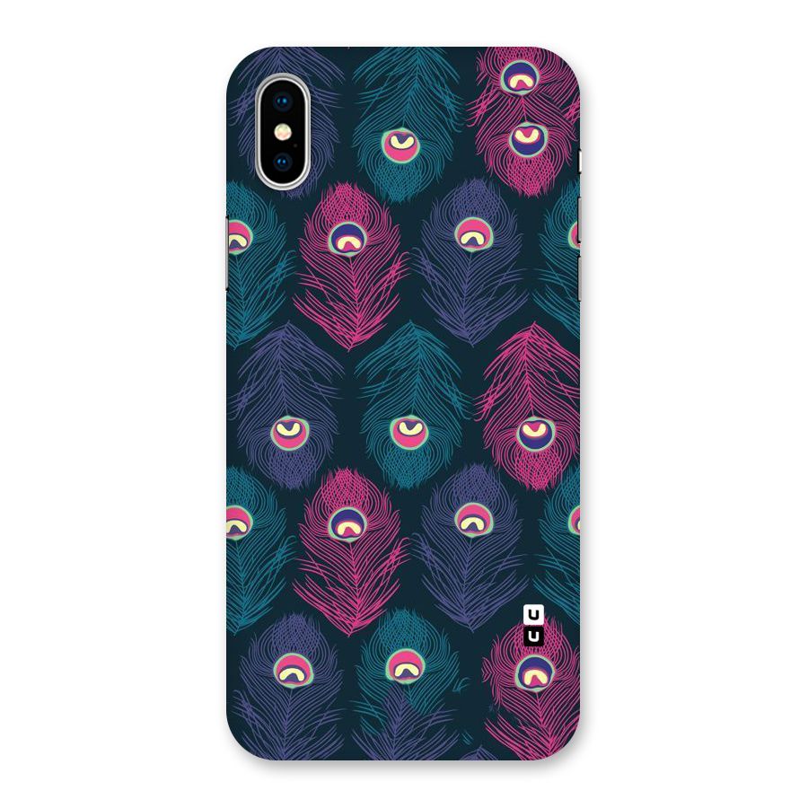 Feathers Patterns Back Case for iPhone XS