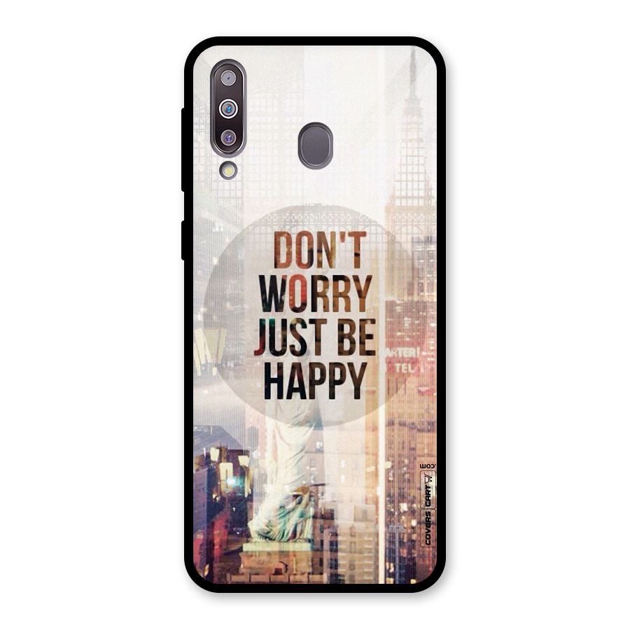 Feel Lively Glass Back Case for Galaxy M30