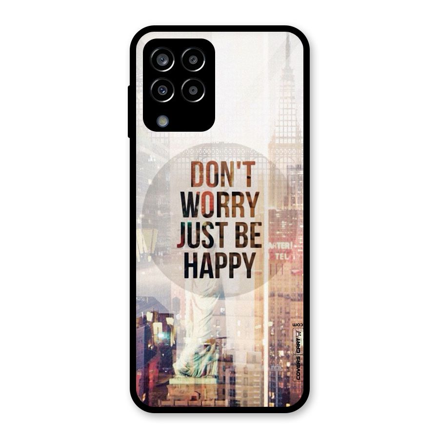 Feel Lively Glass Back Case for Galaxy M33
