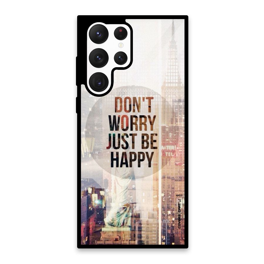 Feel Lively Glass Back Case for Galaxy S22 Ultra 5G