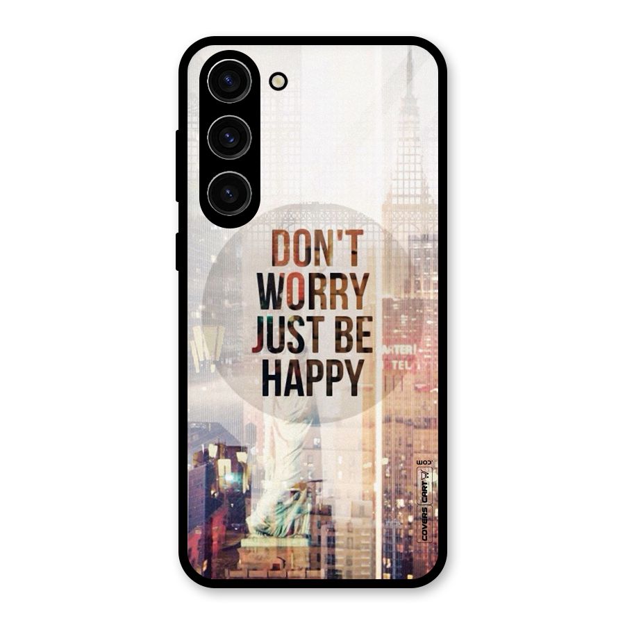 Feel Lively Glass Back Case for Galaxy S23 Plus