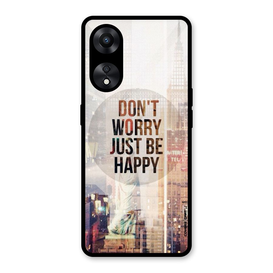 Feel Lively Glass Back Case for Oppo A78