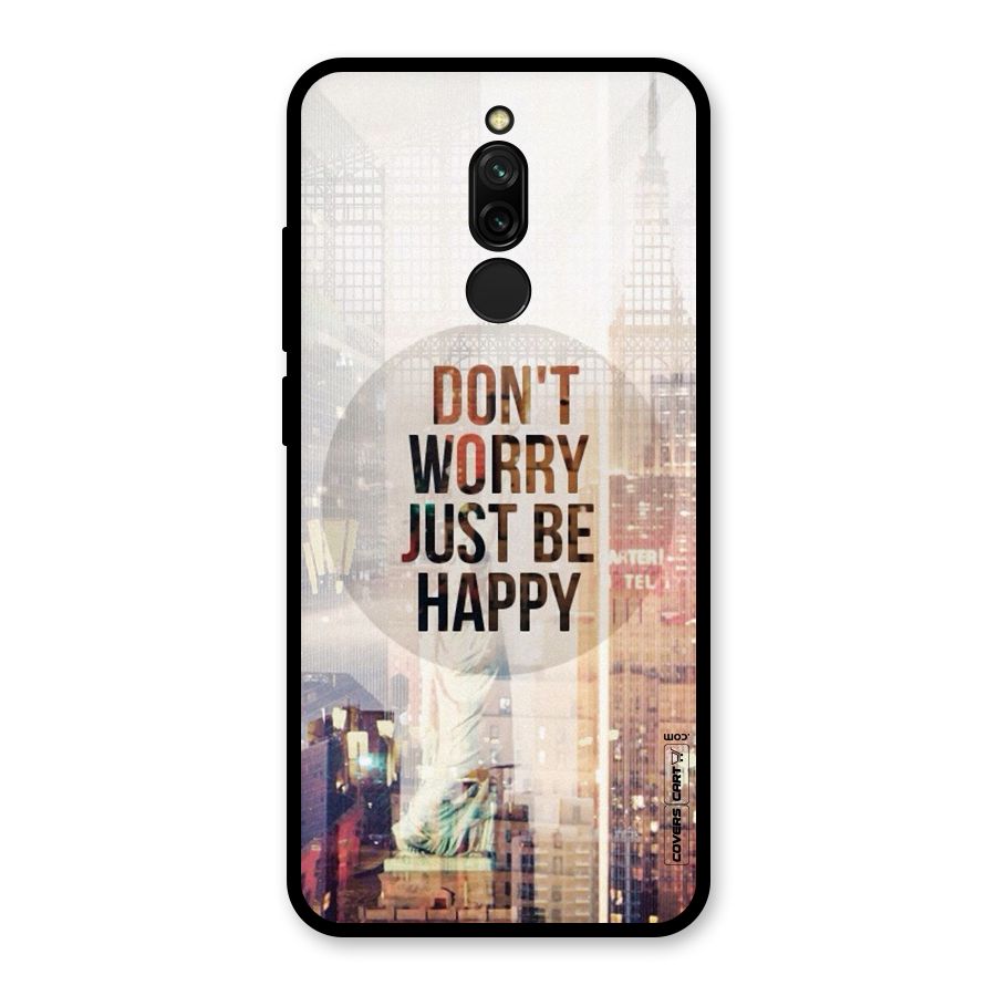 Feel Lively Glass Back Case for Redmi 8