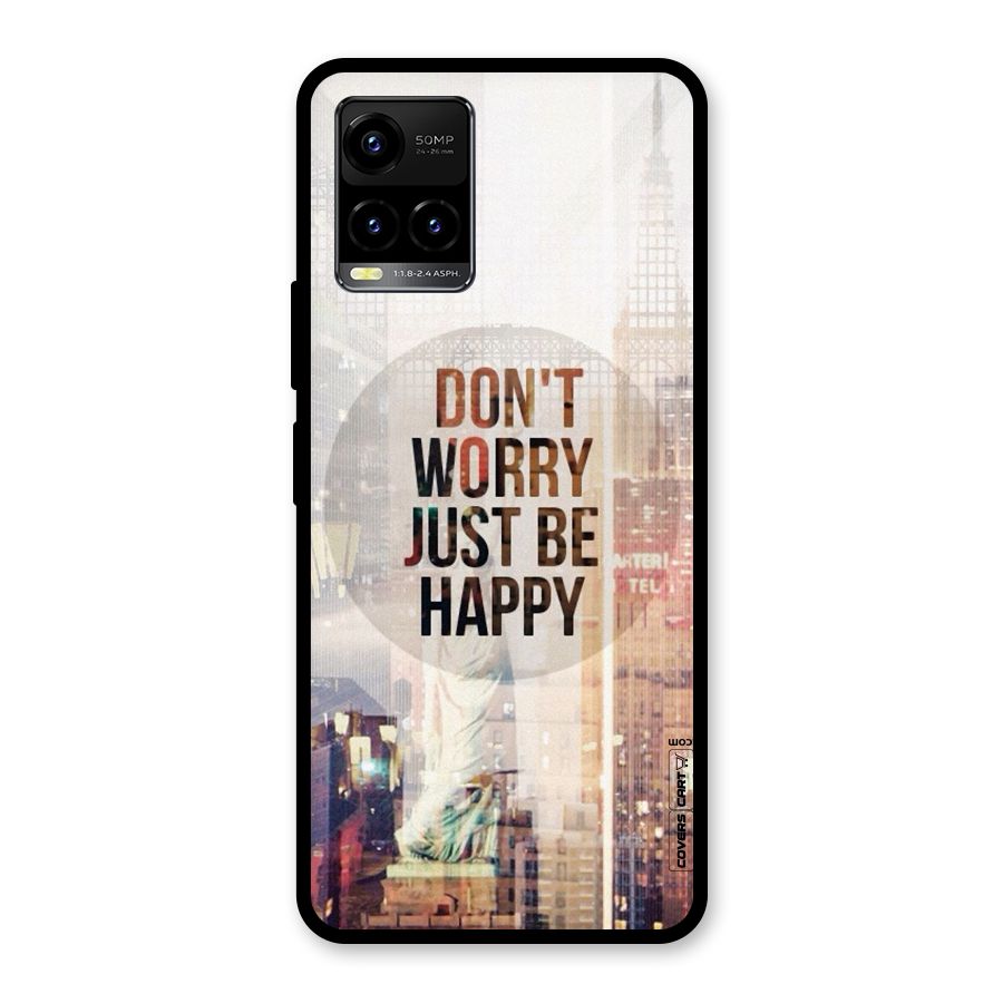 Feel Lively Glass Back Case for Vivo Y21A
